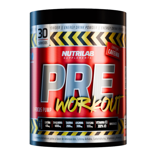 Pre-entreno PRE WORKOUT - X300GR - Nutrilab